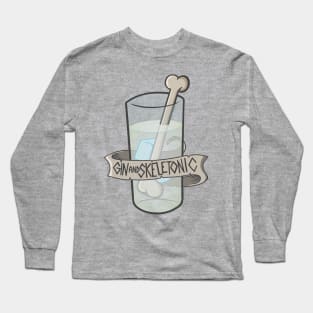 Gin and Skeletonic Long Sleeve T-Shirt